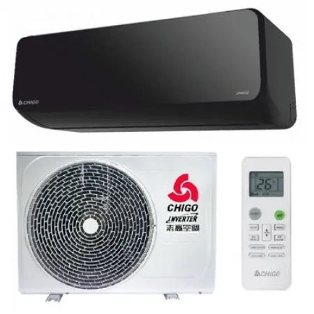 Сплит-система Chigo Mars Black inverter R32 WI-FI CS-25V3G-B211AM2C-W3 Black